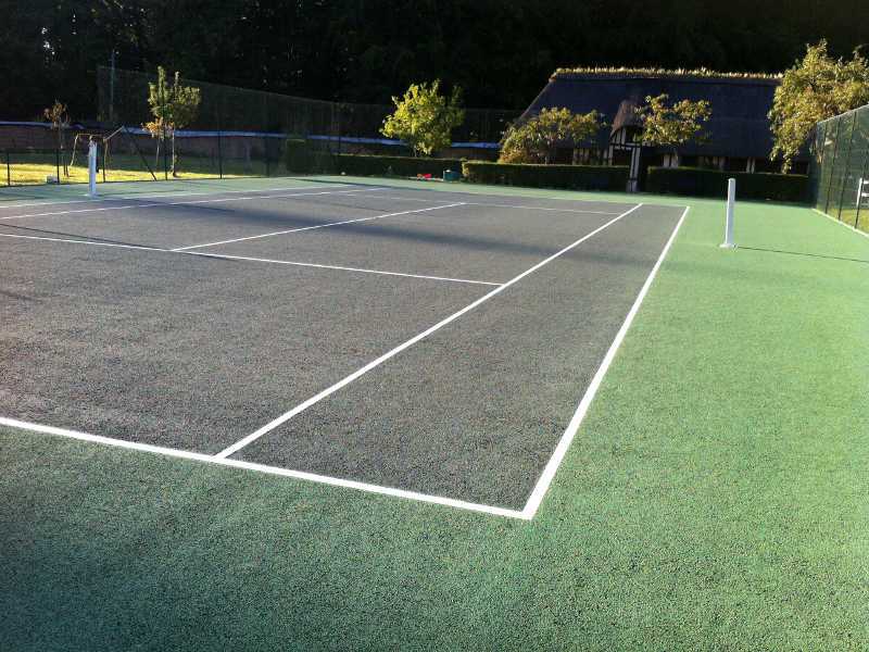 Construction court de tennis en Béton Poreux La Garenne Colombes