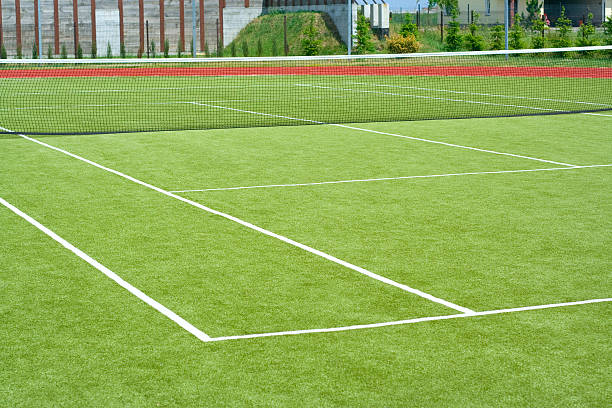 Construction d'un court de tennis à Dijon